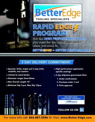 Rapid Edge Program Quick Turn Flyer